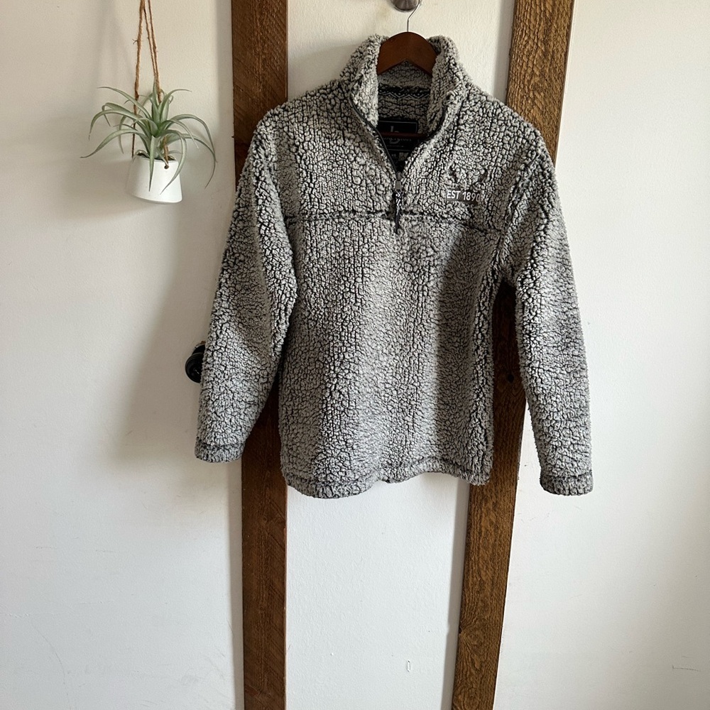 Gray Sherpa Pullover - Picture 13 of 14